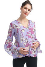 Load image into Gallery viewer, Kimi + Kai Maternity &quot;Adna&quot; Nursing Blouse