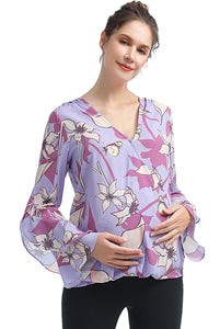 Kimi + Kai Maternity "Adna" Nursing Blouse