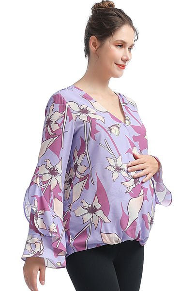 Kimi + Kai Maternity "Adna" Nursing Blouse