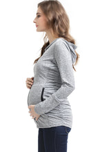 Load image into Gallery viewer, Kimi + Kai Maternity &quot;Haven&quot; Hooded Performance Yoga Jacket