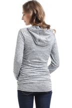 Kimi + Kai Maternity "Haven" Hooded Performance Yoga Jacket