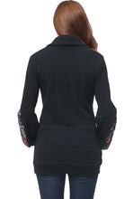 Load image into Gallery viewer, Kimi + Kai Maternity &quot;Nellie&quot; Shawl Collar Sweatshirt