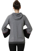 Load image into Gallery viewer, Kimi + Kai Maternity &quot;Layla&quot; Nursing Embroidery Active Hoodie