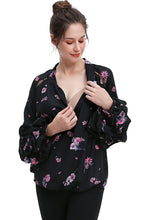 Load image into Gallery viewer, Kimi + Kai Maternity &quot;Brooklyn&quot; Nursing Floral Print Blouse