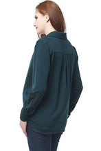 Load image into Gallery viewer, Kimi + Kai Maternity &quot;Brook&quot; Surplice Drape Front Nursing Blouse