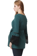 Load image into Gallery viewer, Kimi + Kai Maternity &quot;Clara&quot; Peasant Blouse