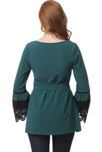 Load image into Gallery viewer, Kimi + Kai Maternity &quot;Clara&quot; Peasant Blouse