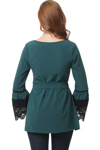 Kimi + Kai Maternity "Clara" Peasant Blouse