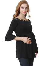Kimi + Kai Maternity "Melisende" Off the Shoulder Top