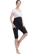 Kimi + Kai Maternity Fio Belly Support Pocket Bike Shorts (12" Inseam)