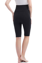 Load image into Gallery viewer, Kimi + Kai Maternity &quot;Gwen&quot; Belly Support Pocket Bike Shorts (12&quot; Inseam)