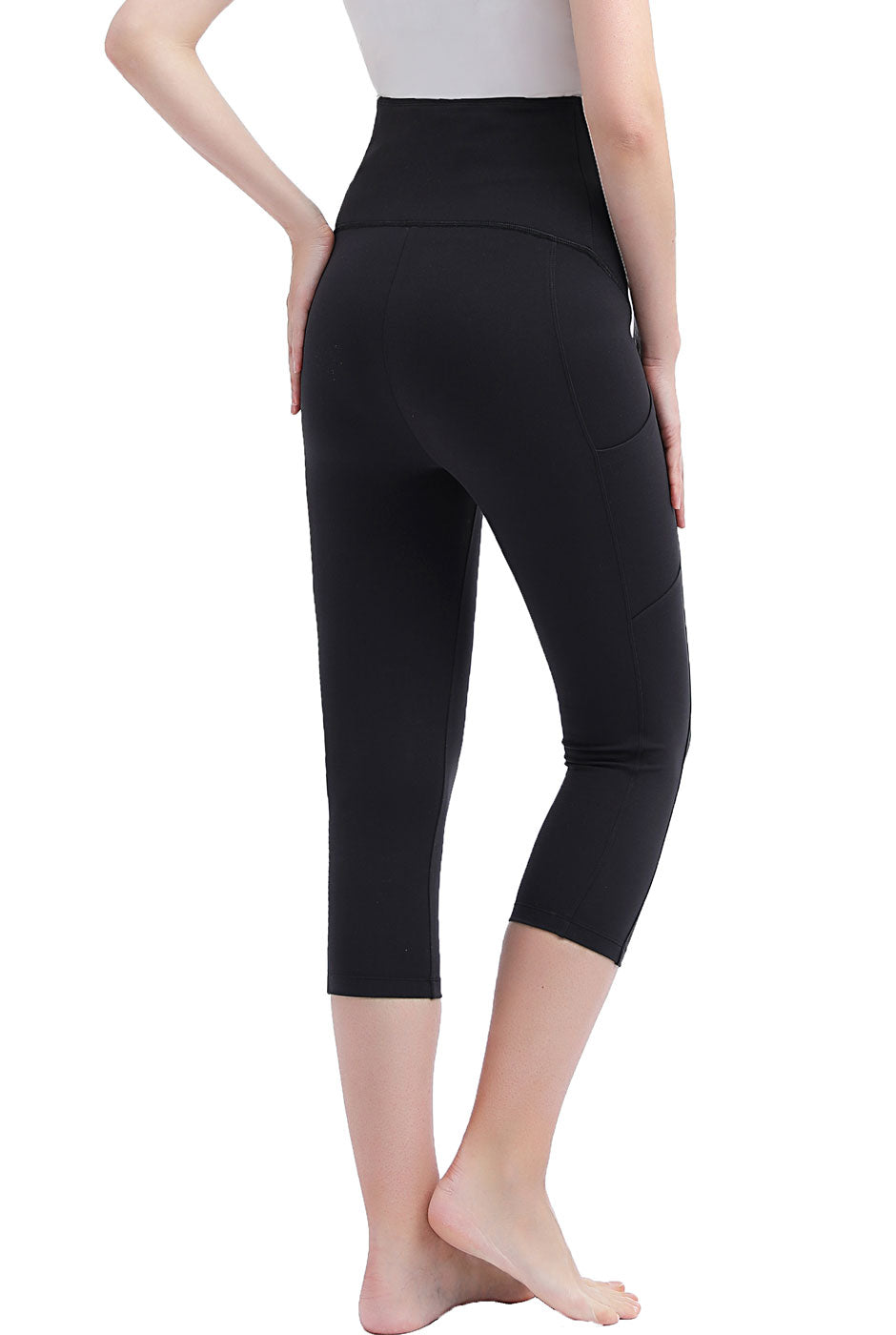 Kimi + Kai Maternity "Gwen" Belly Support Pocket Leggings ( 18.5" Inseam)