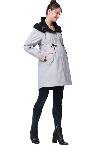 Kimi + Kai Maternity "Aino" Water Repellent Hooded Parka