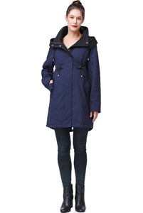 Kimi + Kai Maternity "Aino" Water Repellent Hooded Parka