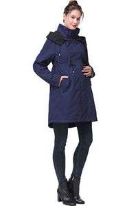 Kimi + Kai Maternity "Aino" Water Repellent Hooded Parka