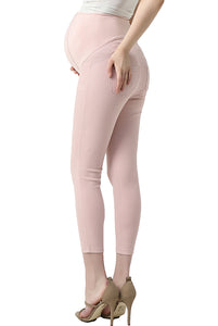 Kimi + Kai Maternity "Tia" Cropped Jeggings