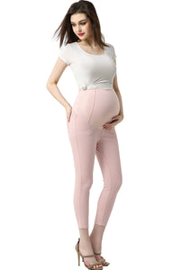 Kimi + Kai Maternity "Tia" Cropped Jeggings