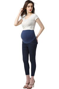 Kimi + Kai Maternity "Tia" Cropped Jeggings