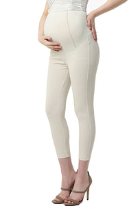 Kimi + Kai Maternity "Tia" Cropped Jeggings