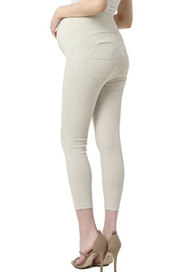 Kimi + Kai Maternity "Tia" Cropped Jeggings