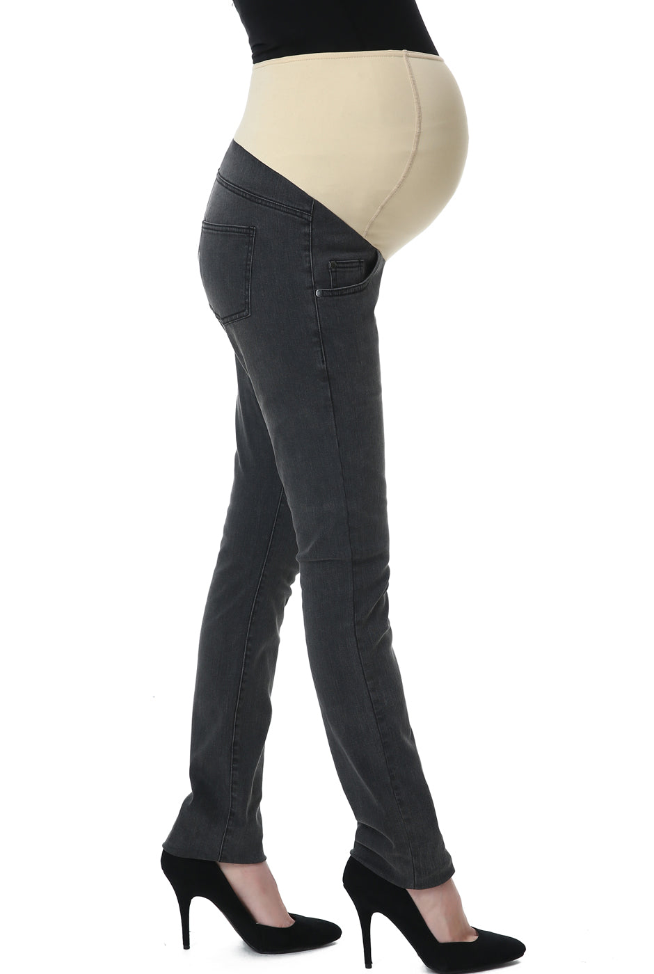 Kimi + Kai Maternity Straight Leg Denim Jeans