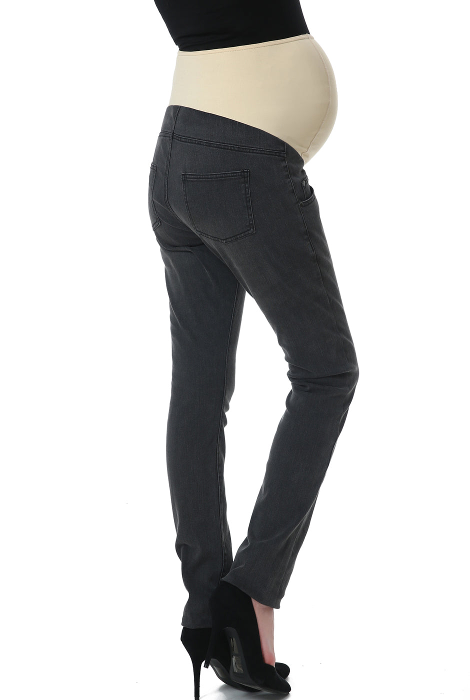 Kimi + Kai Maternity Straight Leg Denim Jeans