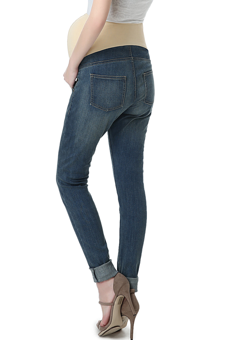 Kimi + Kai Maternity Skinny Leg Denim Jeans