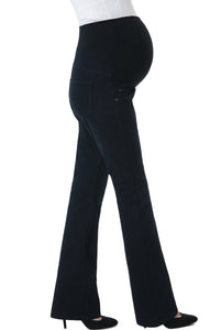 Kimi + Kai Maternity "Leni" Modern Boot Cut Denim Jeans