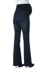 Load image into Gallery viewer, Kimi + Kai Maternity &quot;Leni&quot; Modern Boot Cut Denim Jeans