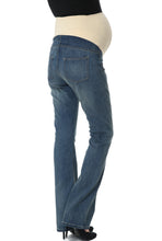Load image into Gallery viewer, Kimi + Kai Maternity &quot;Leni&quot; Modern Boot Cut Denim Jeans