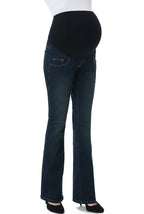 Kimi + Kai Maternity Modern Boot Cut Denim Jeans