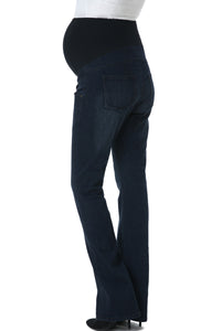 Kimi + Kai Maternity "Dixie" Flare Leg Denim Jeans