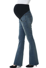 Load image into Gallery viewer, Kimi + Kai Maternity &quot;Dixie&quot; Flare Leg Denim Jeans