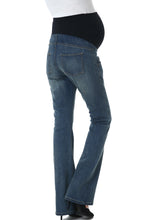 Load image into Gallery viewer, Kimi + Kai Maternity &quot;Dixie&quot; Flare Leg Denim Jeans