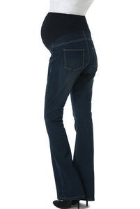 Kimi + Kai Maternity "Dixie" Flare Leg Denim Jeans
