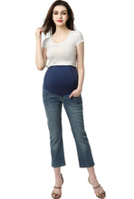Load image into Gallery viewer, Kimi + Kai Maternity &quot;Jodie&quot; Girlfriend Jeans