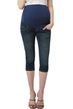 Load image into Gallery viewer, Kimi + Kai Maternity &quot;Courtney&quot; Capri Jeans