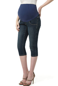 Kimi + Kai Maternity "Courtney" Capri Jeans