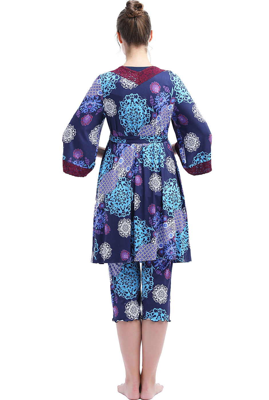 Kimi + Kai Maternity "Natalie" Nursing Pajamas & Robe Set