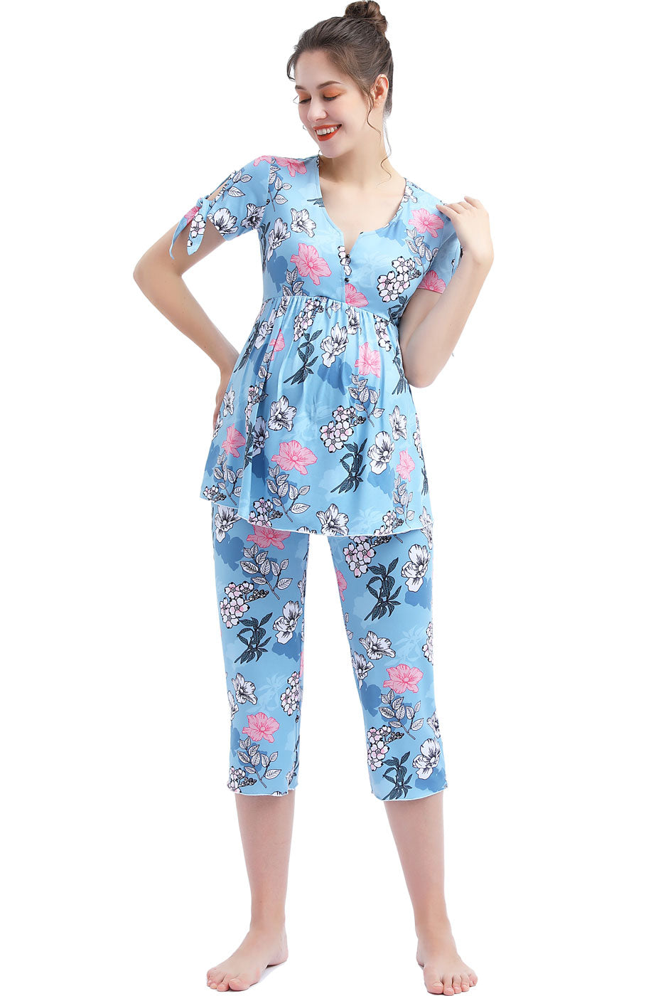 Kimi + Kai Maternity Daya Nursing Pajama Set – kimi + kai