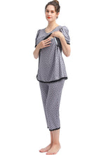 Load image into Gallery viewer, Kimi + Kai Maternity &quot;Drew&quot; Nursing Pajama Set