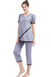 Kimi + Kai Maternity "Drew" Nursing Pajama Set