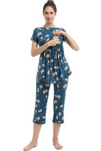 Load image into Gallery viewer, Kimi + Kai Maternity &quot;Zadie&quot; Nursing PJ Set