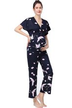 Load image into Gallery viewer, Kimi + Kai Maternity &quot;Birdie&quot; Nursing PJ Set