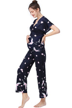 Load image into Gallery viewer, Kimi + Kai Maternity &quot;Birdie&quot; Nursing PJ Set