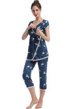 Kimi + Kai Maternity "Addison" Nursing PJ Set