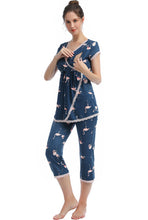 Load image into Gallery viewer, Kimi + Kai Maternity &quot;Addison&quot; Nursing PJ Set