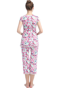 Kimi + Kai Maternity "Addison" Nursing PJ Set