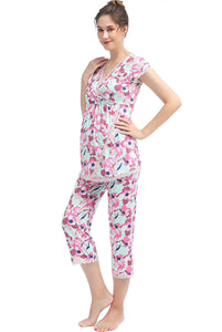 Kimi + Kai Maternity "Addison" Nursing PJ Set