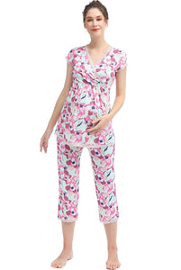 Kimi + Kai Maternity "Addison" Nursing PJ Set